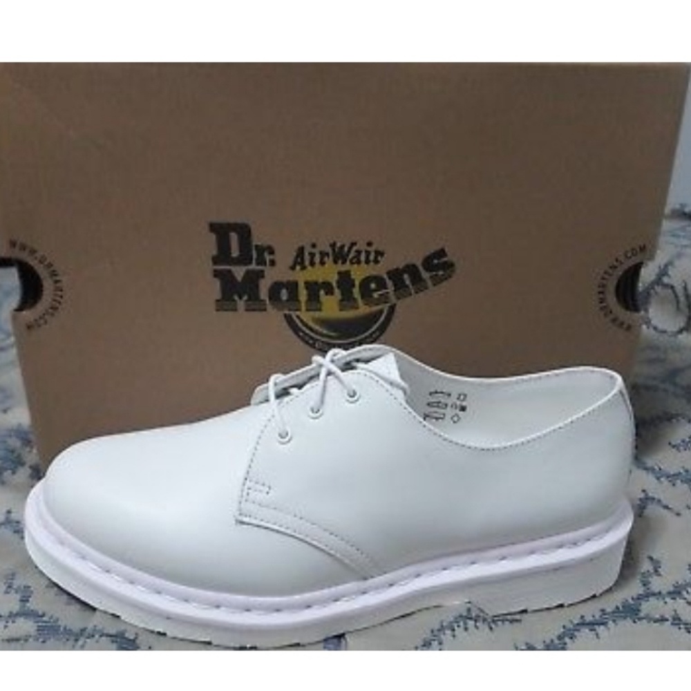 Mens Dr.Martens Mono 1461 white